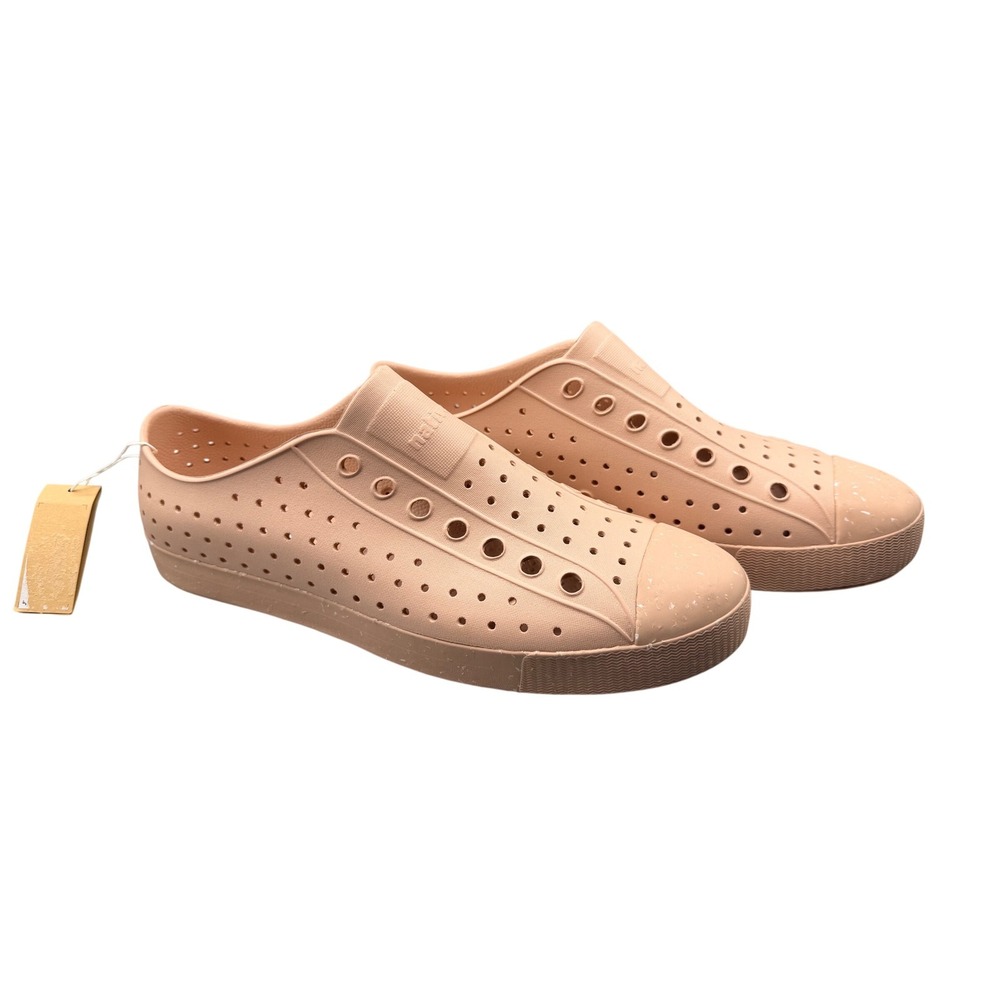 Native Jefferson Bloom Clay Pink Men 12 Slip On Perforated Vegan Sneakers NEW